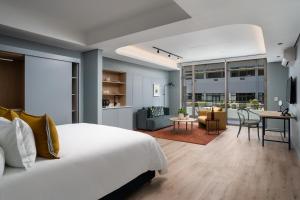 Home Suite Hotels De Waterkant的休息区