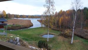 YtterhogdalVilla Kuriosa SKOGSFEEN的享有河景。
