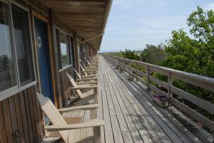 海洋海景度假村酒店的阳台或露台