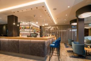 Best Western Hotel Arabellapark Muenchen酒廊或酒吧区