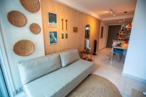 Apartamento Com Jacuzzi na Beira mar de João Pessoa no Branco Haus的休息区