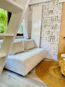 Casa De Palmas - Tiny house客房内的一张或多张床位
