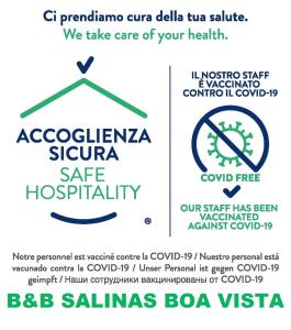 萨尔雷B&B Salinas Boa Vista WiFi FREE的医疗系统一对标志