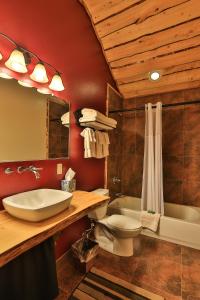 基奈半岛套房酒店的一间浴室