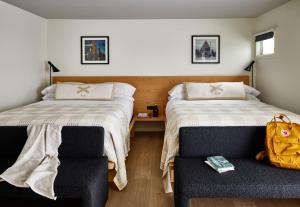 Tälta Lodge, a Bluebird by Lark客房内的一张或多张床位