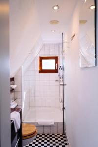 科隆科隆林特酒店的带淋浴和卫生间的浴室