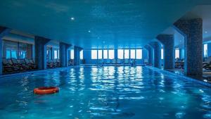 Erciyes湖景酒店的水中红色物体的游泳池