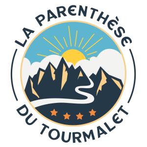 吕兹-圣索沃尔La parenthèse du Tourmalet -draps inclus, local ski avec sèche chaussures的高山伞比赛的标志