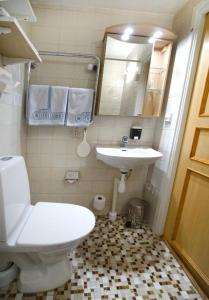哥德堡奥基迪酒店的浴室配有白色卫生间和盥洗盆。