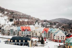 蒙特朗布朗Le Champetre Tremblant 2bdrs Condo W Fireplace的相册照片