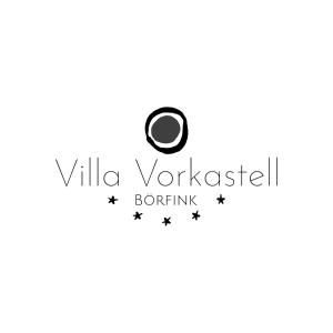 BörfinkVilla Vorkastell的珠宝店的标志,称为别墅精品店