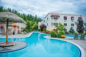 萨蒙阿姆希尔拓普酒店 - 鲑鱼湾的度假村的游泳池