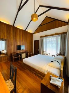 Bagan Cottage Boutique Hotel客房内的一张或多张床位