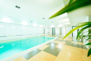 奥纲赖泽索瑞特酒店的大房间的一个大型游泳池