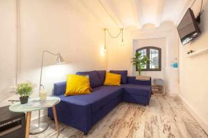 Apartament de la Susanna Old Town Mezzanine的休息区