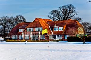 冬天的Landhaus am Golfpark
