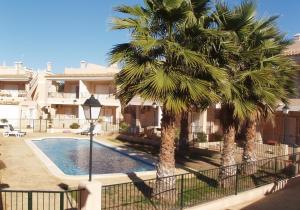 Casa Montemar Algorfa Spain内部或周边的泳池