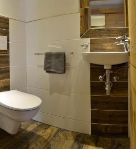 沃瑟姆阿尔伯格MBZ Birg 1414的一间带卫生间和水槽的浴室