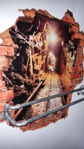 哈廷根Kohle und Stahl的一条有光的隧道