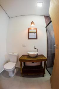 Vilarejo - Centro Histórico Ilhabela的一间浴室