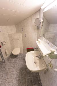 弗拉绍Ausserraingut的一间带水槽和卫生间的浴室
