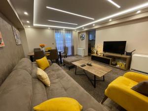 科帕奥尼克Casa Nostra Kop的带沙发和电视的客厅