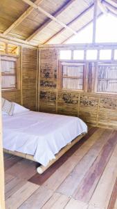 Pachingo Tatacoa Desert客房内的一张或多张床位