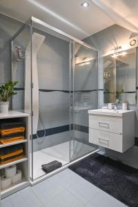 Apartment Štros with private sauna的一间浴室