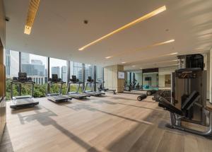 南京金融城辉盛名致服务公寓的健身中心和/或健身设施