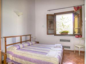 皮特拉利古Agriturismo Ca' Di Trincia的一间卧室设有一张床和一个窗口