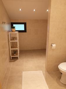 MadzhareAlgarte Guest House的一间带卫生间和窗户的浴室