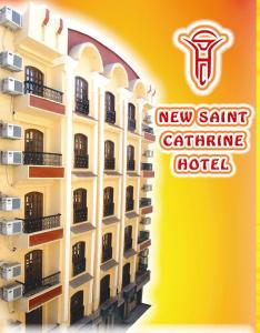 卢克索New Saint Catherine Hotel的一家新疗养公寓的标志