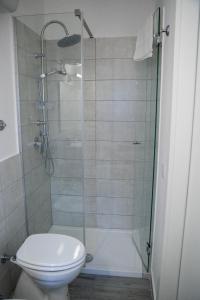 巴里B&B Alighieri 97的带淋浴和卫生间的浴室