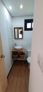 科洛尼亚-德尔萨克拉门托FLORANVICk incluye 2 bicis!!的一间带水槽和卫生间的浴室