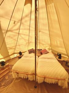 利赫塔特AMANI - Aap的帐篷内的一张床,