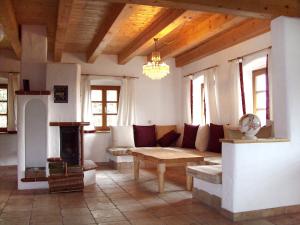 FernsdorfHoliday Home Waldhaus by Interhome的带沙发和壁炉的客厅