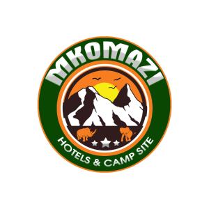 HegomaMkomazi Hotels and Camps的营地绿色和橙色的标志