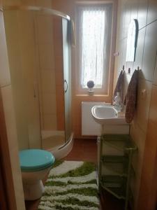 Agroturystyka Pod Bocianim Gniazdem的一间浴室