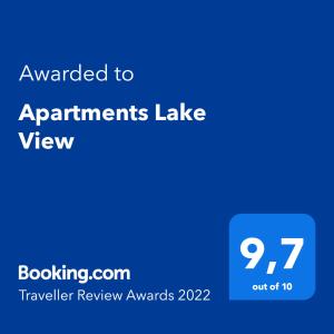 Apartments Lake View平面图