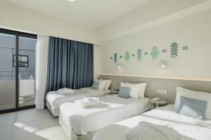 阿卡迪酒店客房内的一张或多张床位