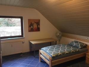 Ferienwohnung am Viadukt客房内的一张或多张床位