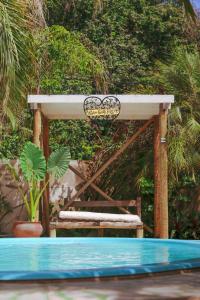 Tropical Hostel内部或周边的泳池