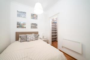 Cozy apartment in Budapest near Gellért Hill客房内的一张或多张床位