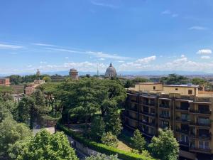罗马Hotel Nova Domus Aurelia的享有城市美景。