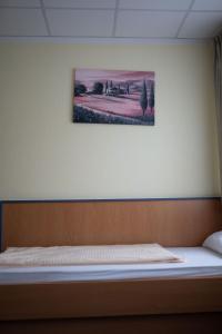 卡尔斯特RadlStadl - Brauhaus und Hotel的墙上照片的一张床位
