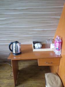 Delvin´s Lodge的咖啡和沏茶工具
