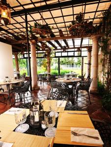 Hotel & Spa Hacienda Baruk餐厅或其他用餐的地方