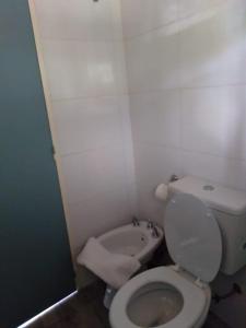 佩休尼亚镇SUOMI的一间带卫生间和水槽的小浴室