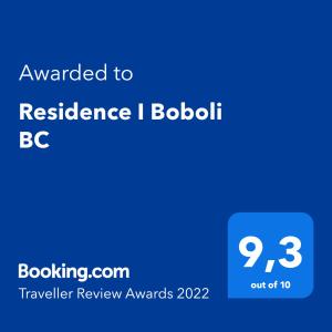 蓬塔阿拉Residence I Boboli BC的引用ibbbitt文本消息的截图