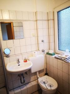 Hotel Hohenstein -Radweg-Messe-Baldeneysee的一间浴室